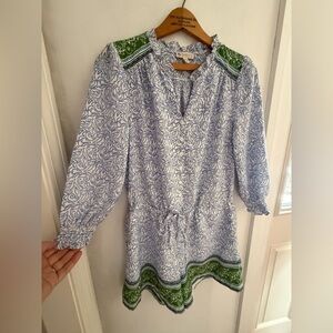Eliane Rose size 2 shorts romper. Lovely blue and green. Breezy, summery, spring